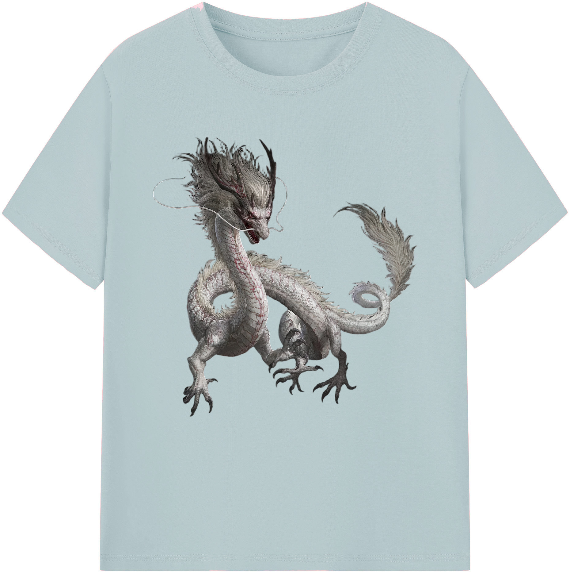 （画像用） Ne Zha 2 ナタ 魔童の大暴れ 綿100％半袖Tシャツ（フロントプリント）